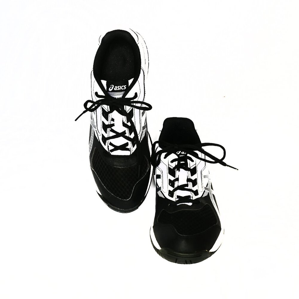 ASICS Gel  2 Trainers/ Sneakers  in Black & White, Size 9.5 - Picture 3 of 12